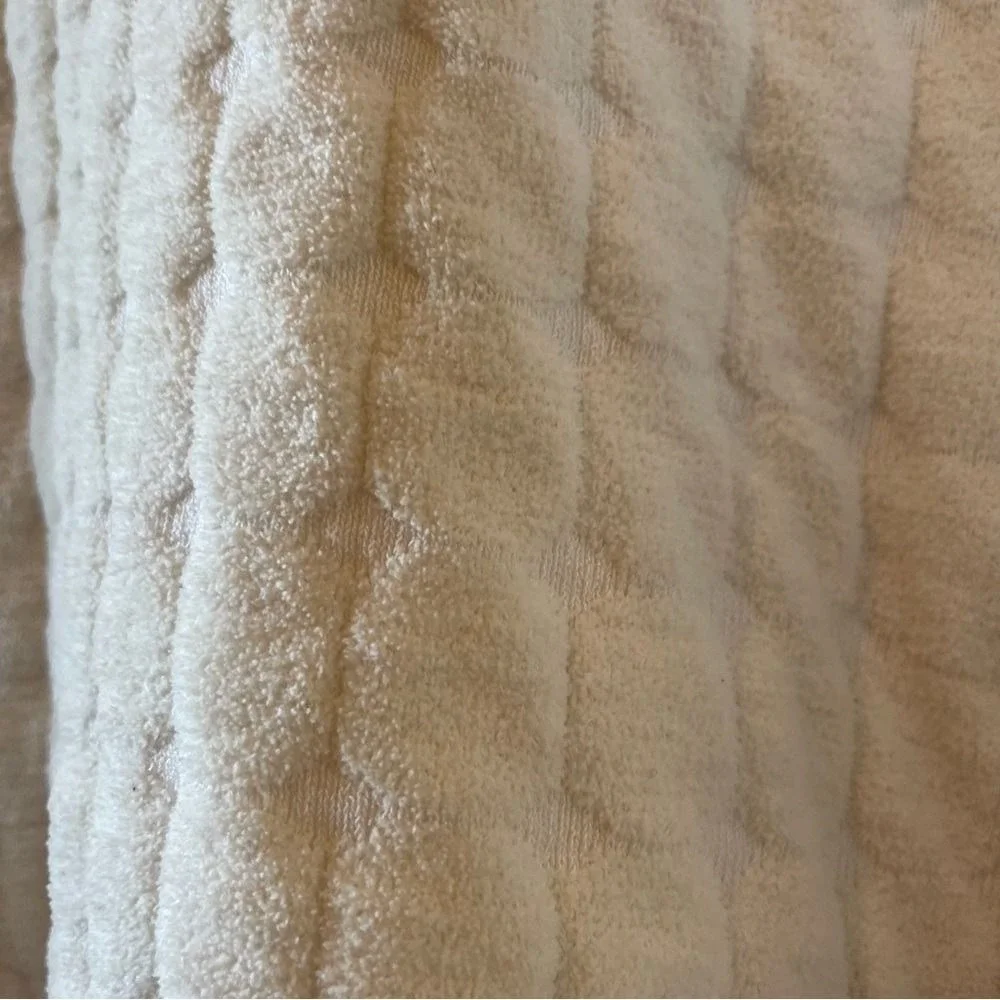 Vintage Liz Claiborne Cream‎ Sweater Bubble Pullover Women's Size XXL Plush Cozy